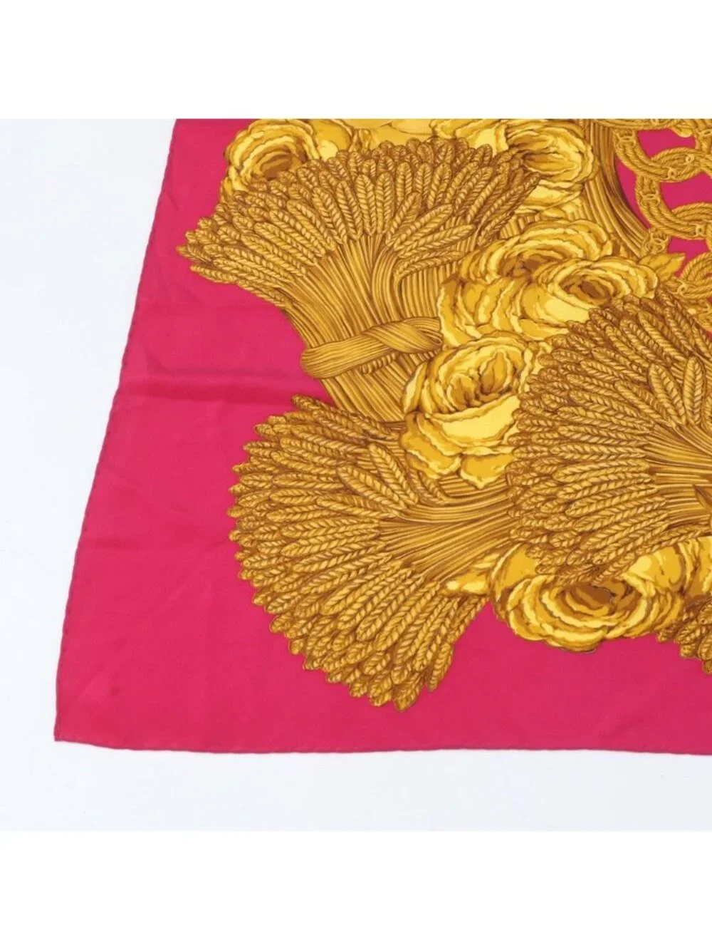 Chanel Camellia Chain Pattern Scarf